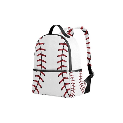 Gym Baseball Prints Backpack bag