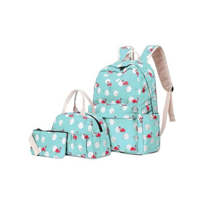 Cute Floral Student Backpack