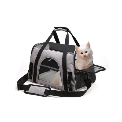 Portable Pet Travel Breathable Mesh Handbag