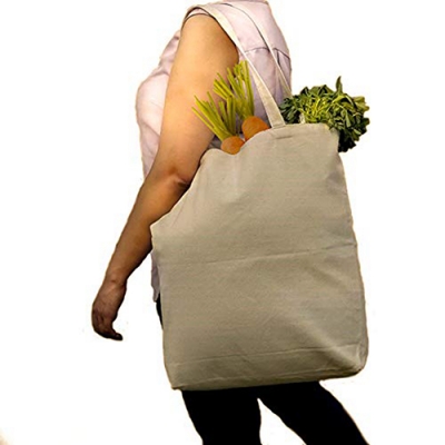Canvas Grocery Durable Eco Shopping Bag Large