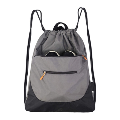Drawstring Backpack with shoe pocket