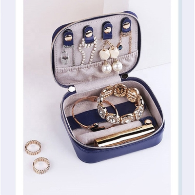 Mini Portable Zipper Jewelry Storage Bag