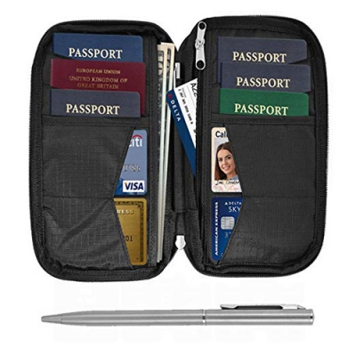 Passport Organizer Travel Wallet 