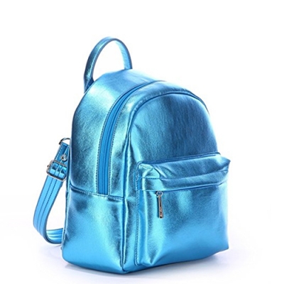 Waterproof PU leather anti-theft backpack