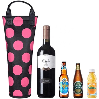 Wine Travel Nylon Carrier Bag