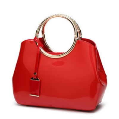 women Shiny Glossy wedding bag handbag 